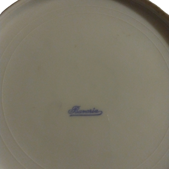 Vintage Porcelain Czechoslovakian Union T Yellow/ Black Colonial Deco Plates 4 - Picture 6 of 10